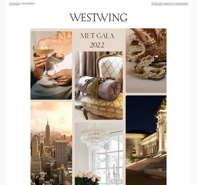 Westwing: Met Gala styl interiéru – červen 2026 | Nuslet.cz