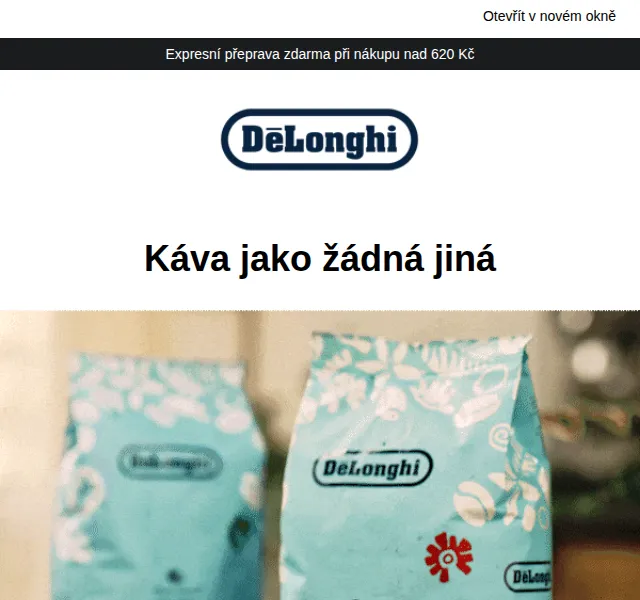 De'Longhi: Výběrová káva a dárek zdarma – červen 2026 | Nuslet.cz