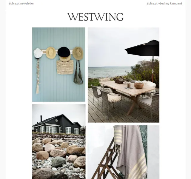 Westwing: Marine 2.0, Vistula, RÖSLE – květen 2026 | Nuslet.cz