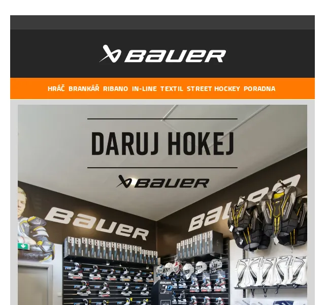 Bauer Hockey Česko: Dárky a otevřeno do 23.12. – prosinec 2023 | Nuslet.cz