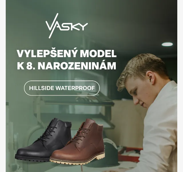 Vasky: Hillside Waterproof za 500 Kč levněji – červenec 2026 | Nuslet.cz