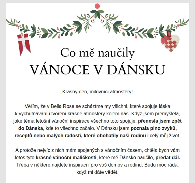 Bella Rose: Dánské vánoční recepty – červen 2026 | Nuslet.cz