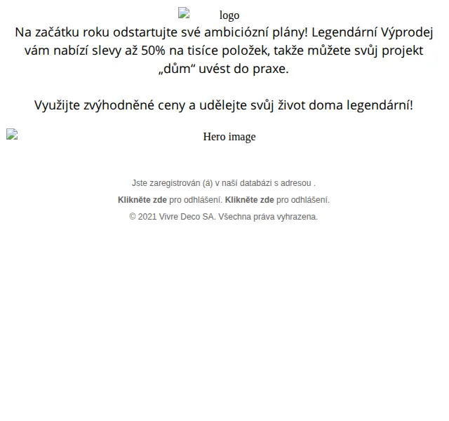 Vivre: Legendární výprodej se slevami až 50 % – červen 2026 | Nuslet.cz
