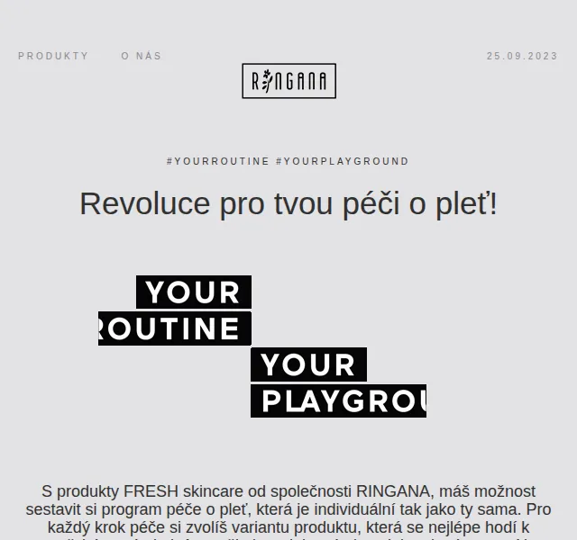 RINGANA: Nová FRESH skincare péče o pleť – září 2023 | Nuslet.cz
