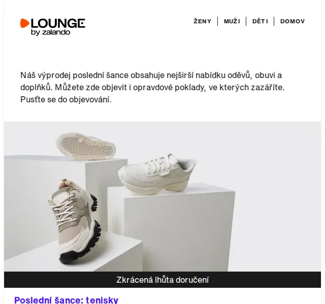Lounge by Zalando: Výprodej poslední šance až 75 % – červen 2026 | Nuslet.cz