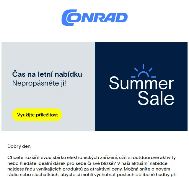 Conrad Electronic: Rádia, sluchátka a modely lokomotiv – červen 2026 | Nuslet.cz