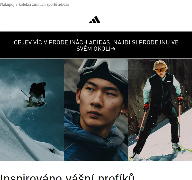 Adidas zimní kolekce – duben 2026 | Nuslet.cz