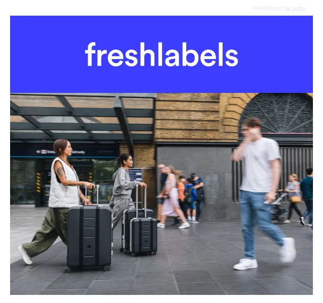 Freshlabels: Db kufry, Embassy puffy, On tenisky – červen 2026 | Nuslet.cz