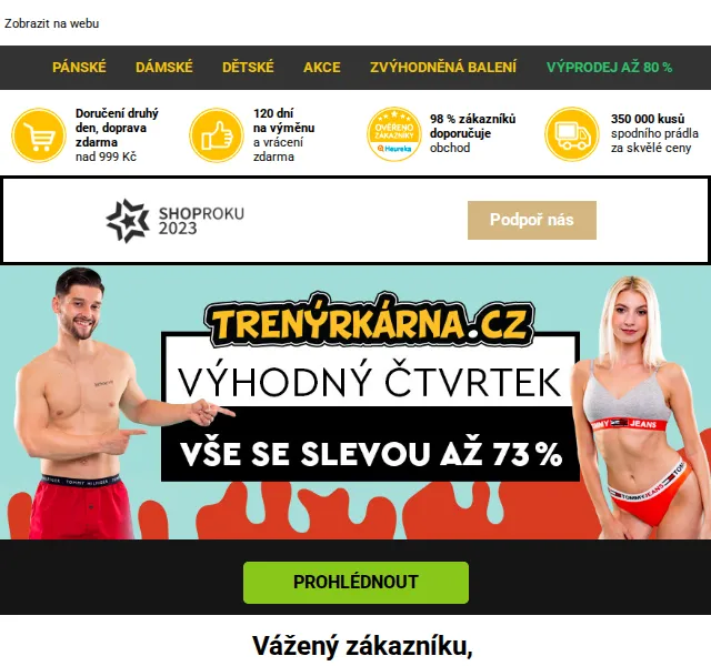 Lukáš z Trenýrkárna.cz: Slevy až 73 % na pánské boxerky – červenec 2026 | Nuslet.cz