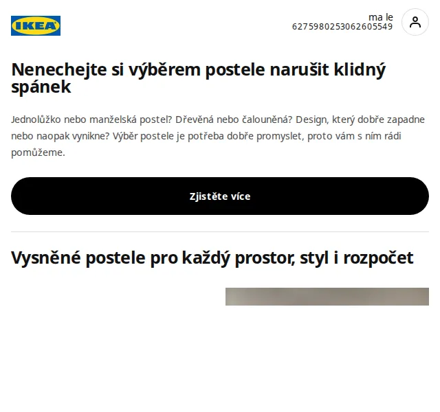 Ikea: postele od 7 090 Kč – červen 2026 | Nuslet.cz