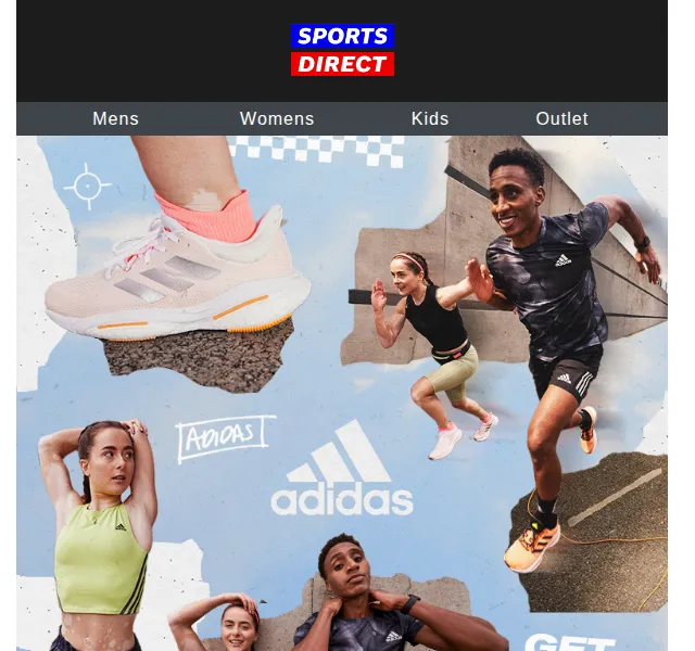Sportsdirect.com: Slevy až 30 % na adidas běžeckou kolekci – červen 2026 | Nuslet.cz