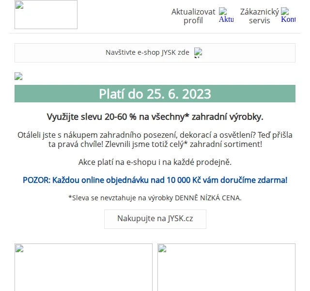 JYSK: Dny zahrady se slevou 20–60 % – červen 2023 | Nuslet.cz