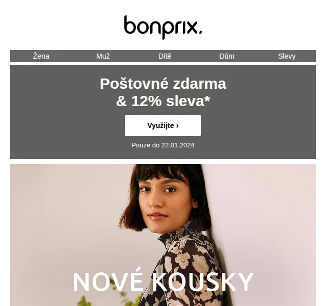 bonprix: 12% sleva a poštovné zdarma – červen 2026 | Nuslet.cz