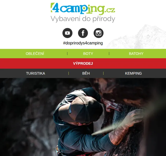 4camping.cz: Akce na lezecké vybavení – červen 2026 | Nuslet.cz
