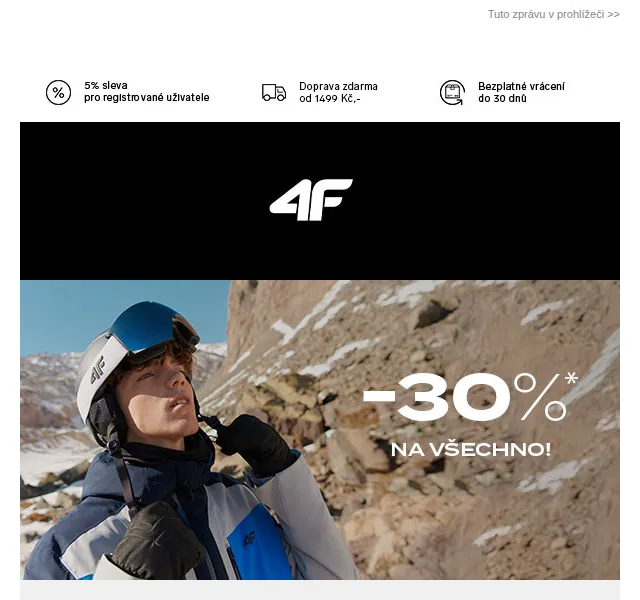 4Fstore.cz: 30% sleva na vše – červen 2026 | Nuslet.cz