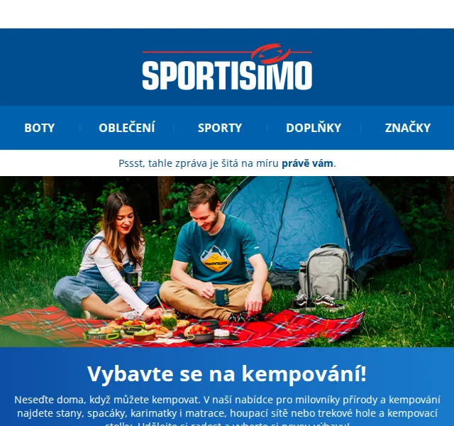 Sportisimo: Vybavení na kempování – červen 2026 | Nuslet.cz