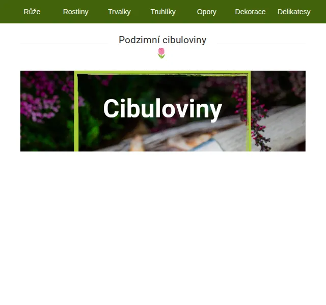 Truhlíkov.cz: Podzimní cibuloviny – červenec 2026 | Nuslet.cz