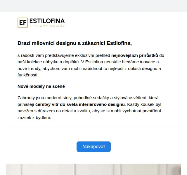 Estilofina-nabytek.cz: Nové přírůstky do kolekce – červen 2026 | Nuslet.cz