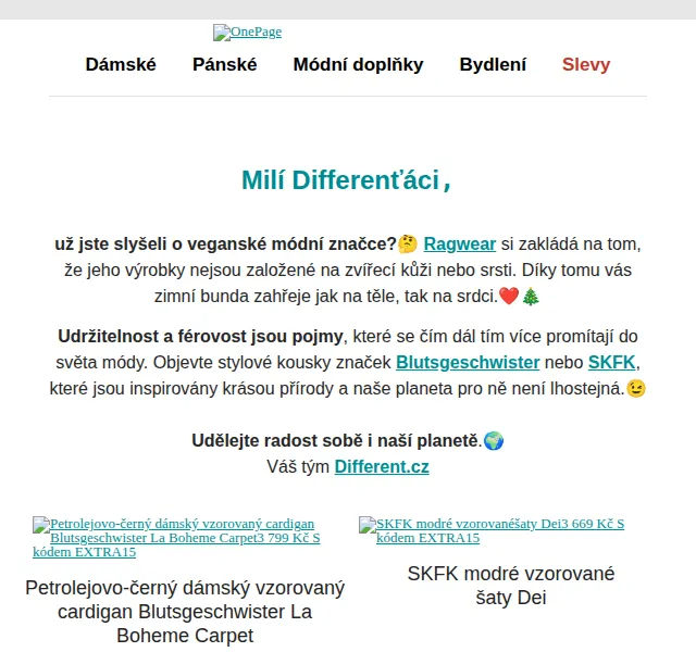 Different: Udržitelná móda Ragwear a Blutsgeschwister – červen 2026 | Nuslet.cz