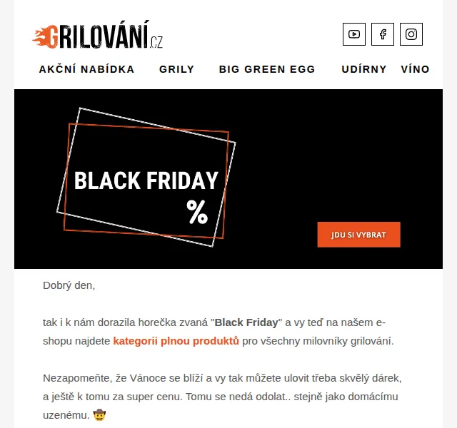 Grilování.cz - Tomáš Dytrych: Black Friday slevy grily a příslušenství – červen 2026 | Nuslet.cz