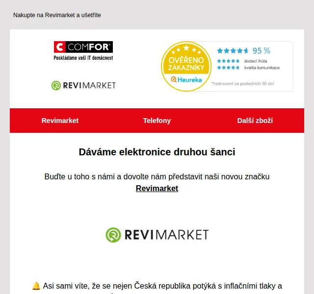 Comfor: Revimarket výhodné ceny – červen 2026 | Nuslet.cz