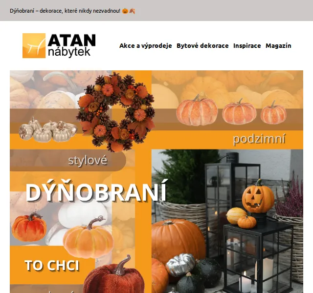 ATAN nábytek: dýně od 118 Kč – listopad 2026 | Nuslet.cz