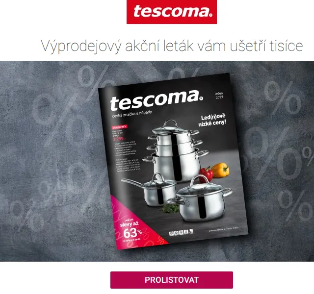 Tescoma: Slevy až 63 % na kuchyni – červen 2026 | Nuslet.cz