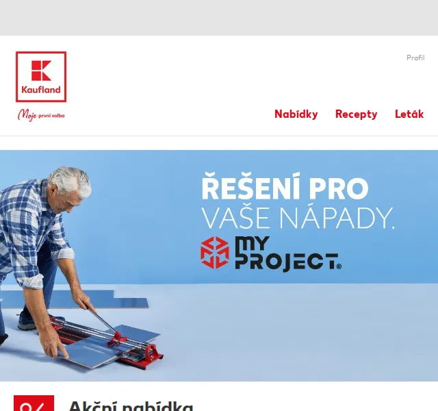 Kaufland: myproject dílenské stroje – slevy až 50 % – duben 2022 | Nuslet.cz