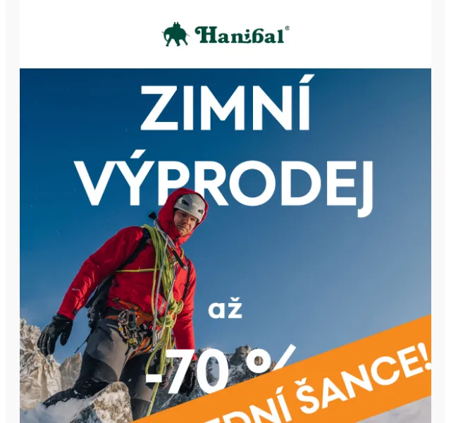 Hanibal: Zimní výprodej končí – slevy až 70 % – březen 2024 | Nuslet.cz