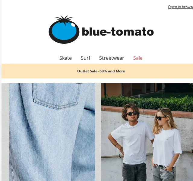 BLUE TOMATO: Denim kolekce se slevami až 50 % – červen 2026 | Nuslet.cz