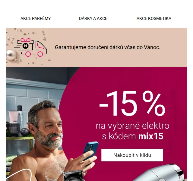 Notino: -15 % na vybrané elektro – prosinec 2023 | Nuslet.cz