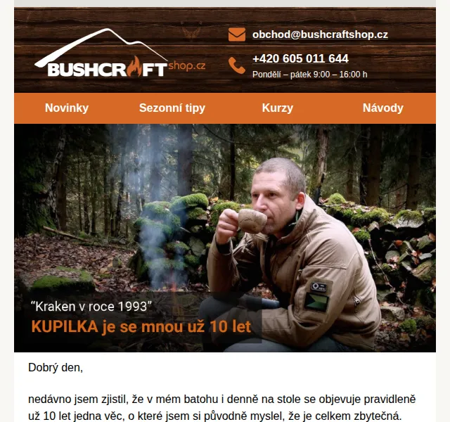 Bushcraftshop: Kupilka sleva 10 % – červen 2026 | Nuslet.cz