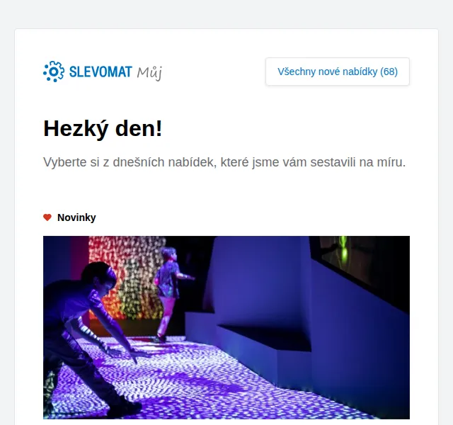 Slevomat: Vstup do galerie digitálního umění Lumia exhibition od 99 Kč – červen 2026 | Nuslet.cz