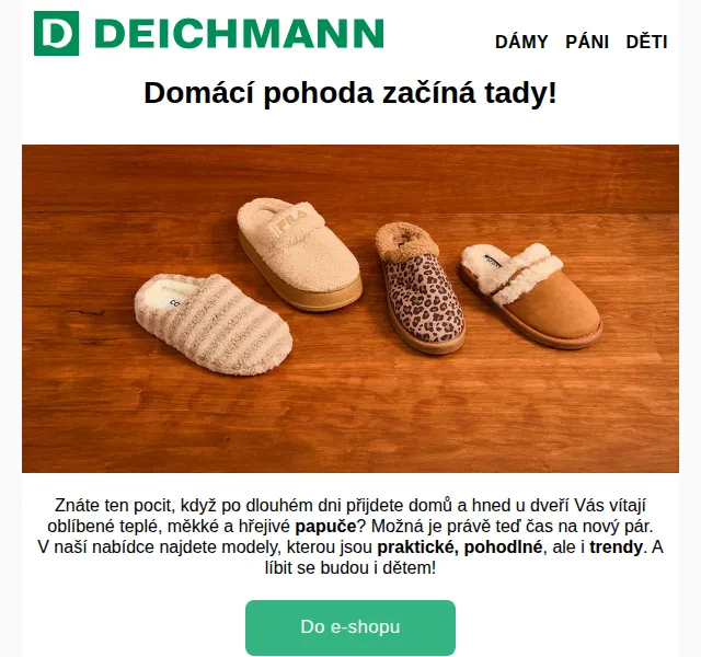 DEICHMANN: Papuče od 399 Kč – červenec 2026 | Nuslet.cz