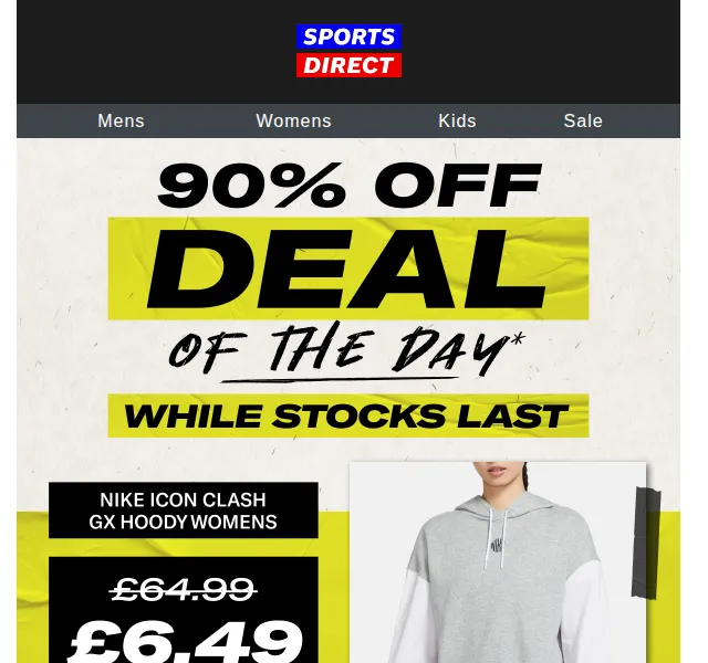 Sportsdirect.com: Nike mikina za 6.49 £ – červen 2026 | Nuslet.cz