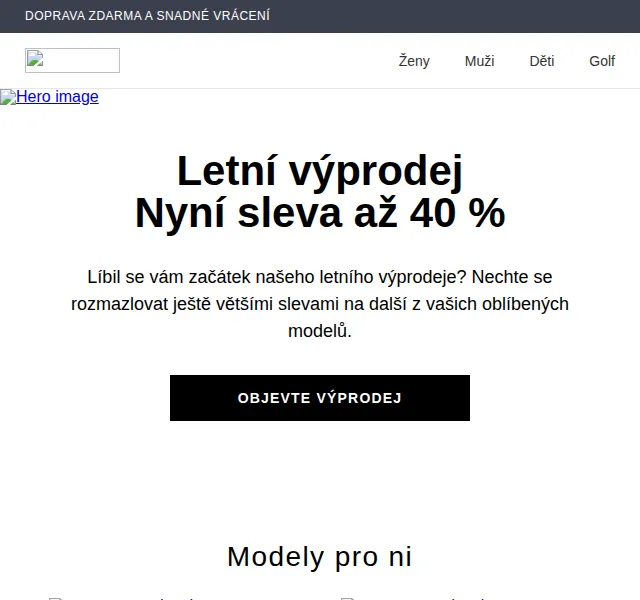 ECCO: letní výprodej se slevami až 40 % – červenec 2026 | Nuslet.cz