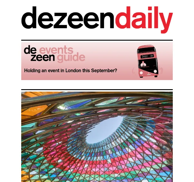 Dezeen Daily: Architektonické novinky v limitovaných edicích – červen 2026 | Nuslet.cz