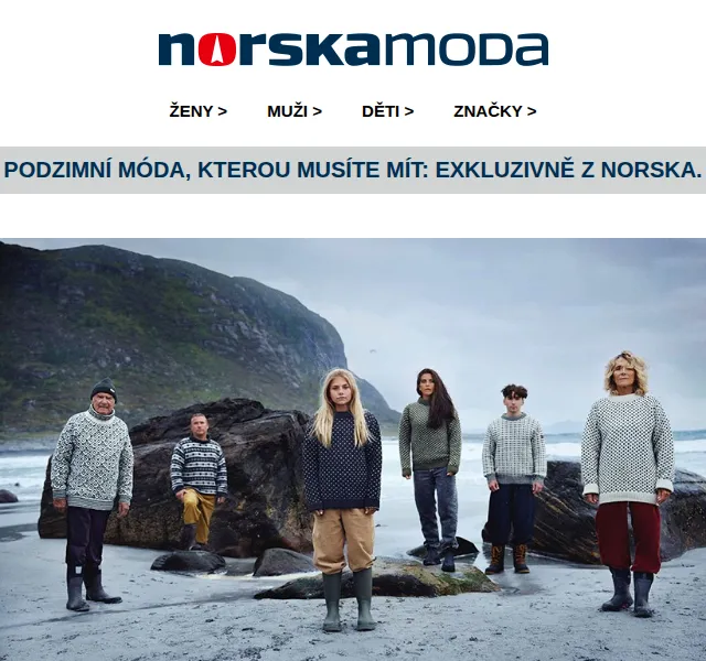 Norskamoda.cz: Sleva 10 % na norskou módu – červen 2026 | Nuslet.cz