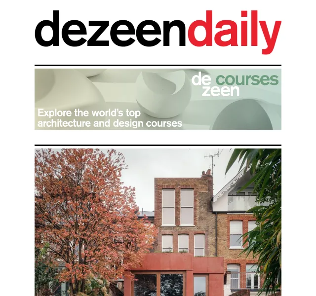 Dezeen Daily: architektura a design – červen 2026 | Nuslet.cz