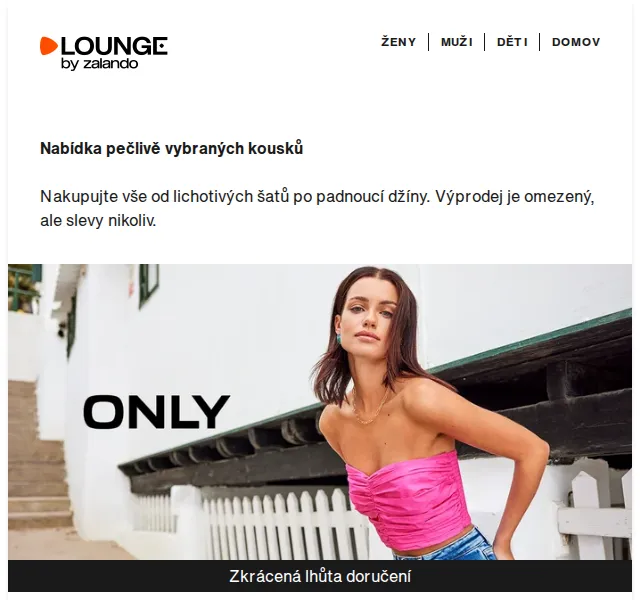 Lounge by Zalando: slevy až 75 % na značky ONLY, Patrizia Pepe a Lee – červen 2026 | Nuslet.cz
