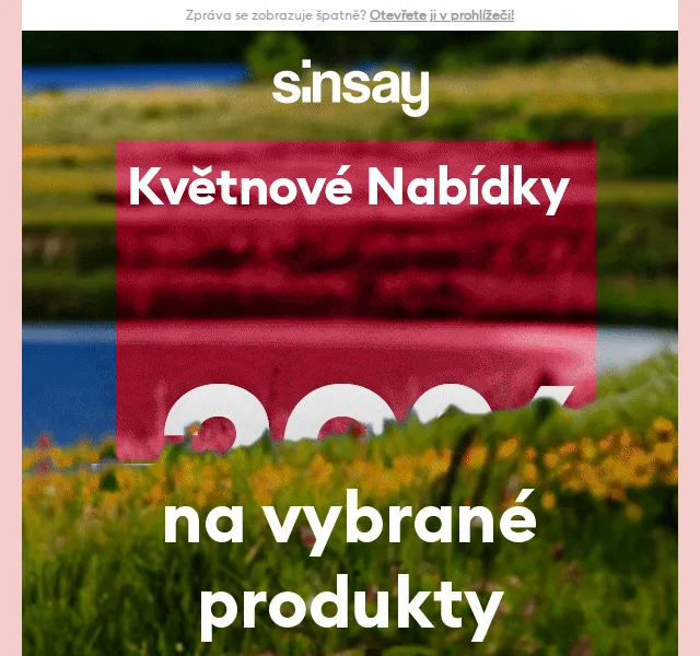 Sinsay: Květnové nabídky -20 % – červen 2026 | Nuslet.cz