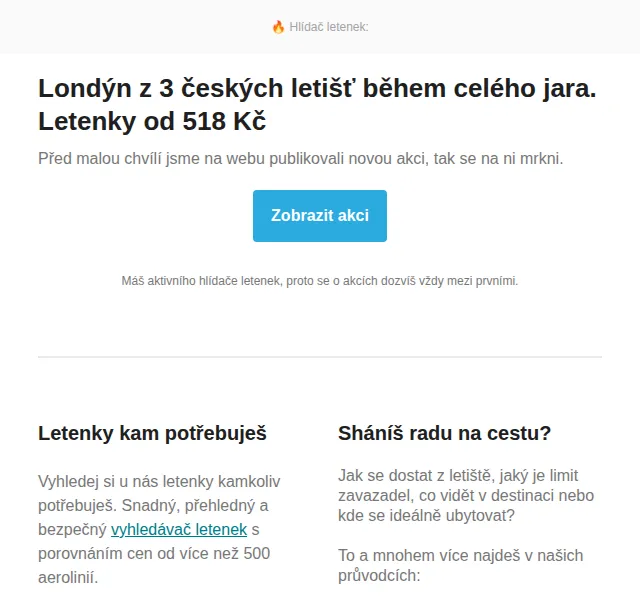 Cestujlevne.com: letenky do Londýna od 518 Kč – červen 2026 | Nuslet.cz
