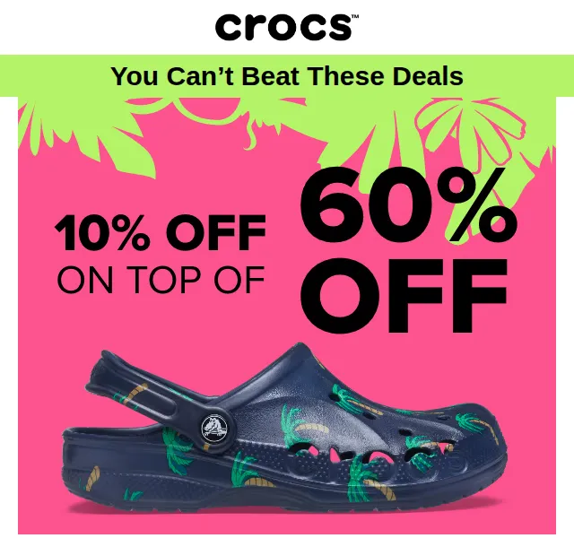 Crocs: Sleva až 60 % + extra 10 % – červen 2026 | Nuslet.cz