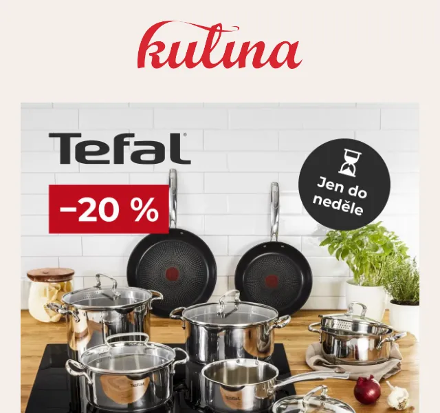 KULINA.cz: Nádobí Tefal sleva 20 % – červen 2026 | Nuslet.cz
