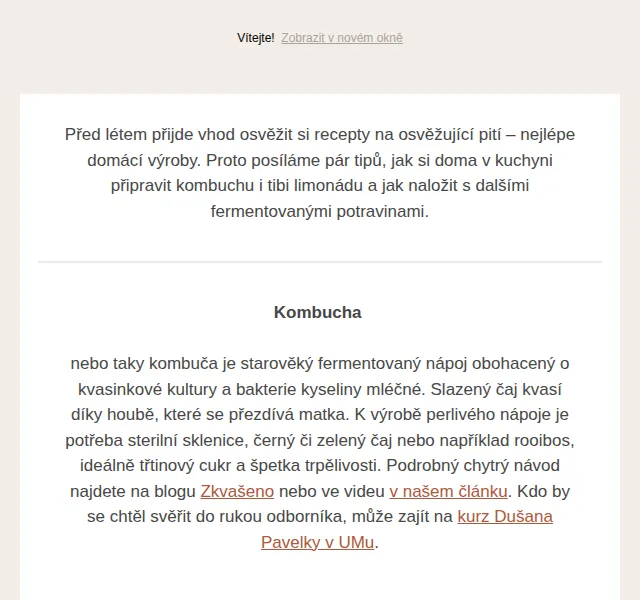 Jídlo a radost: Fermentační speciality – červen 2026 | Nuslet.cz