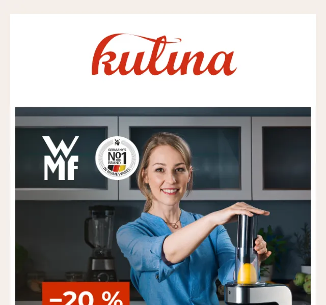 KULINA.cz: Sleva 20 % na značku WMF – červen 2026 | Nuslet.cz