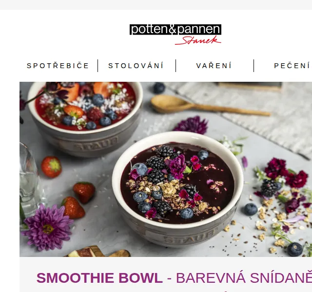 Potten & Pannen - Staněk: Smoothie bowl souprava – duben 2026