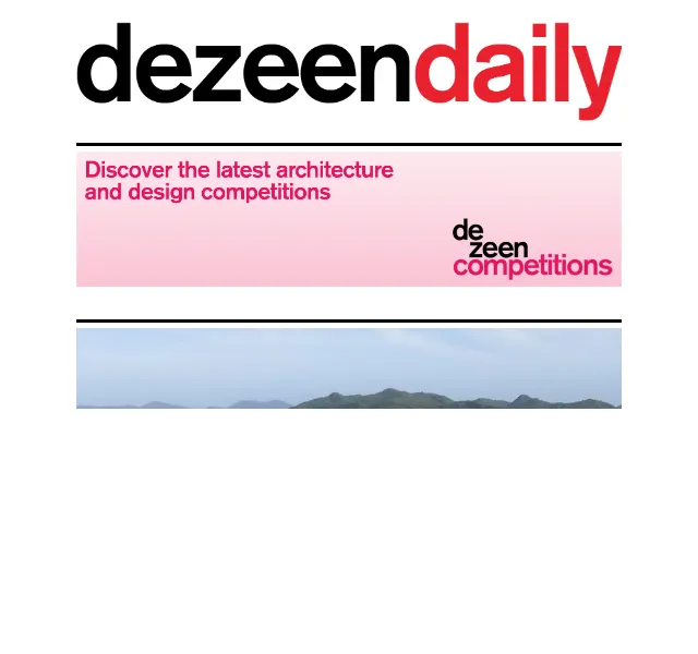 Dezeen Daily: Přehled architektury a designu – červen 2026 | Nuslet.cz