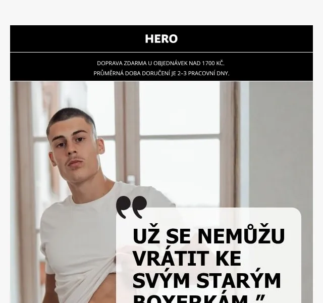 HERO: 4+4 Boxerky zdarma – září 2026