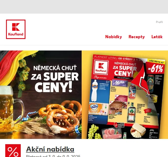 Kaufland: Čokoláda a džem v akci – září 2025 | Nuslet.cz